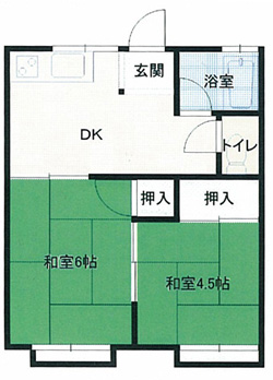 賃貸0016間取り図