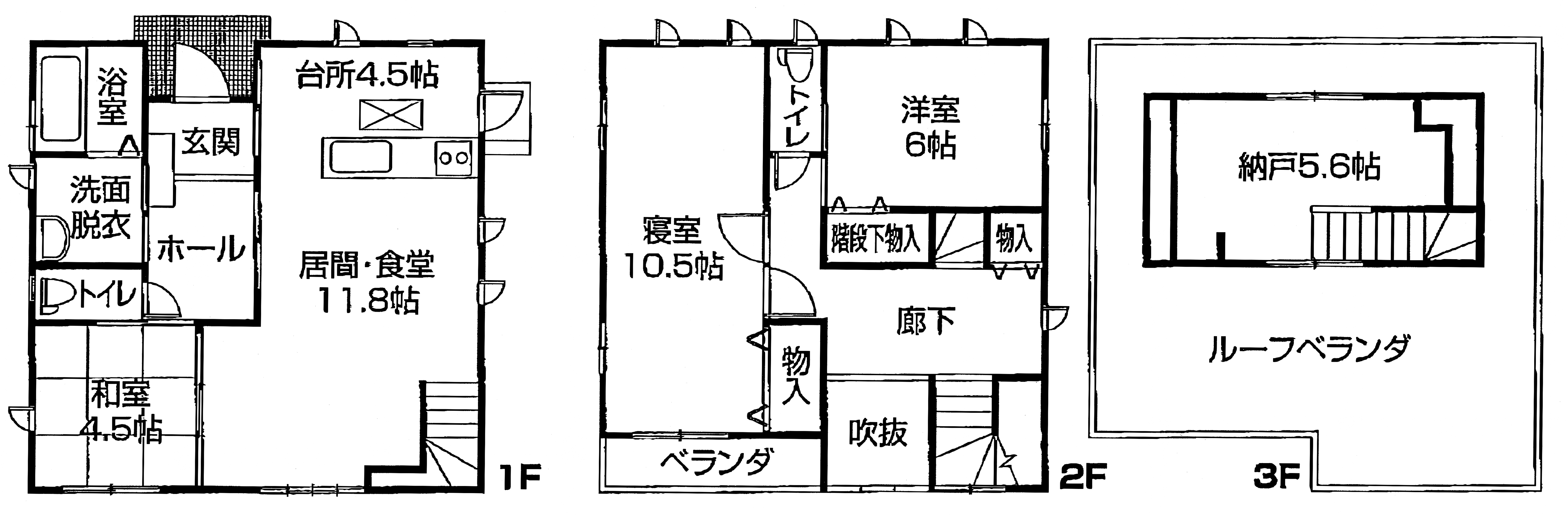 売住宅間取り図